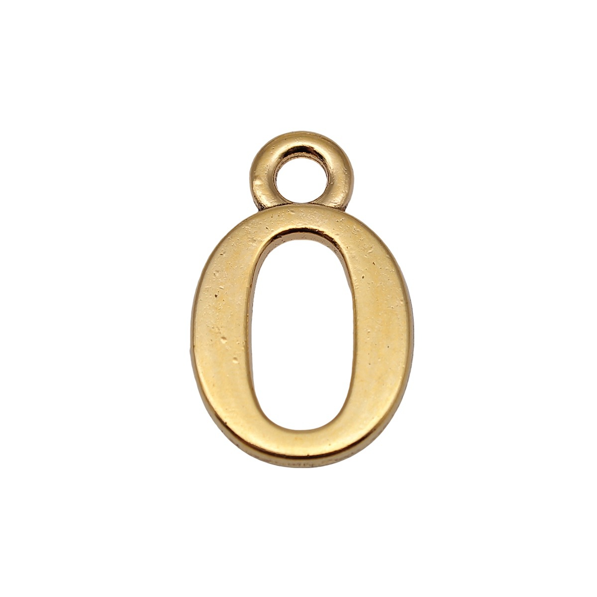 10 個 26x16mm アンティークゴールドカラー番号 0 - Vintage Fashion Online のレビューと価格