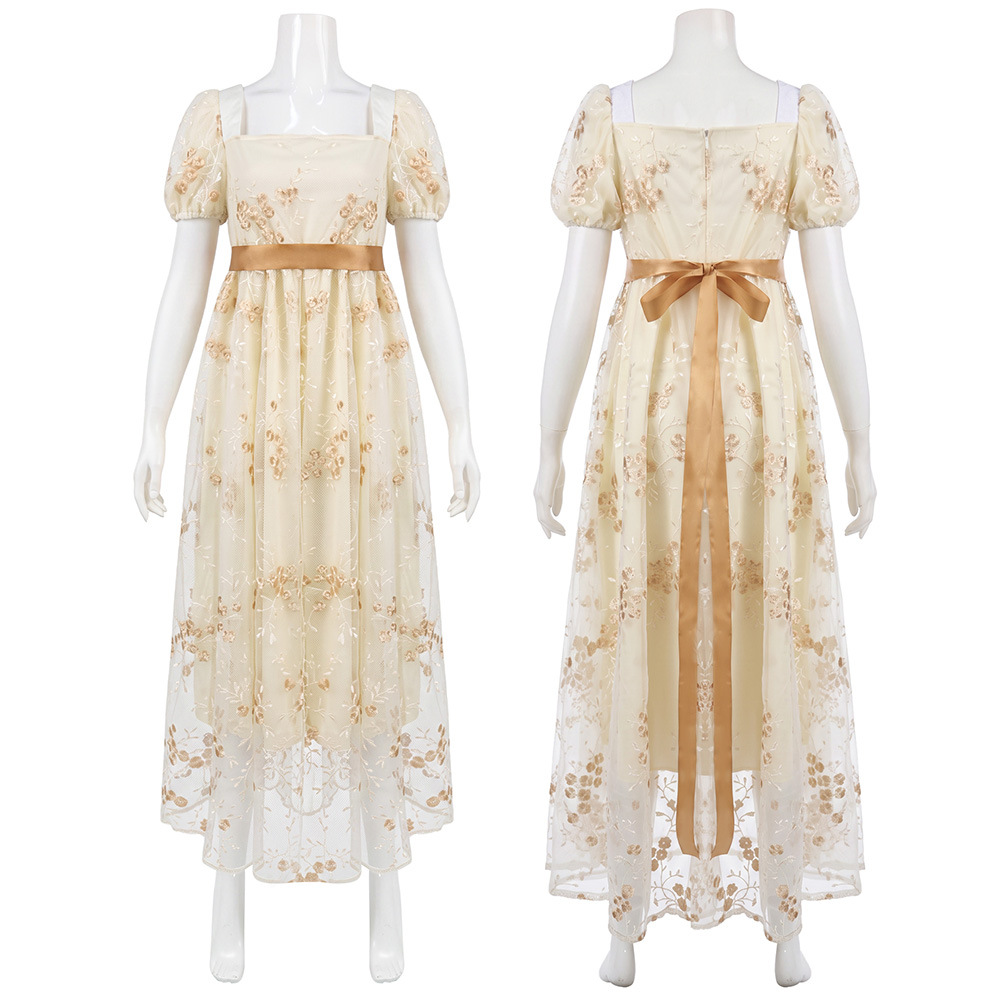 ヨーロッパ風のヴィンテージ・リージェンシー様式のティードレス - Vintage Fashion Dresses のレビューと価格