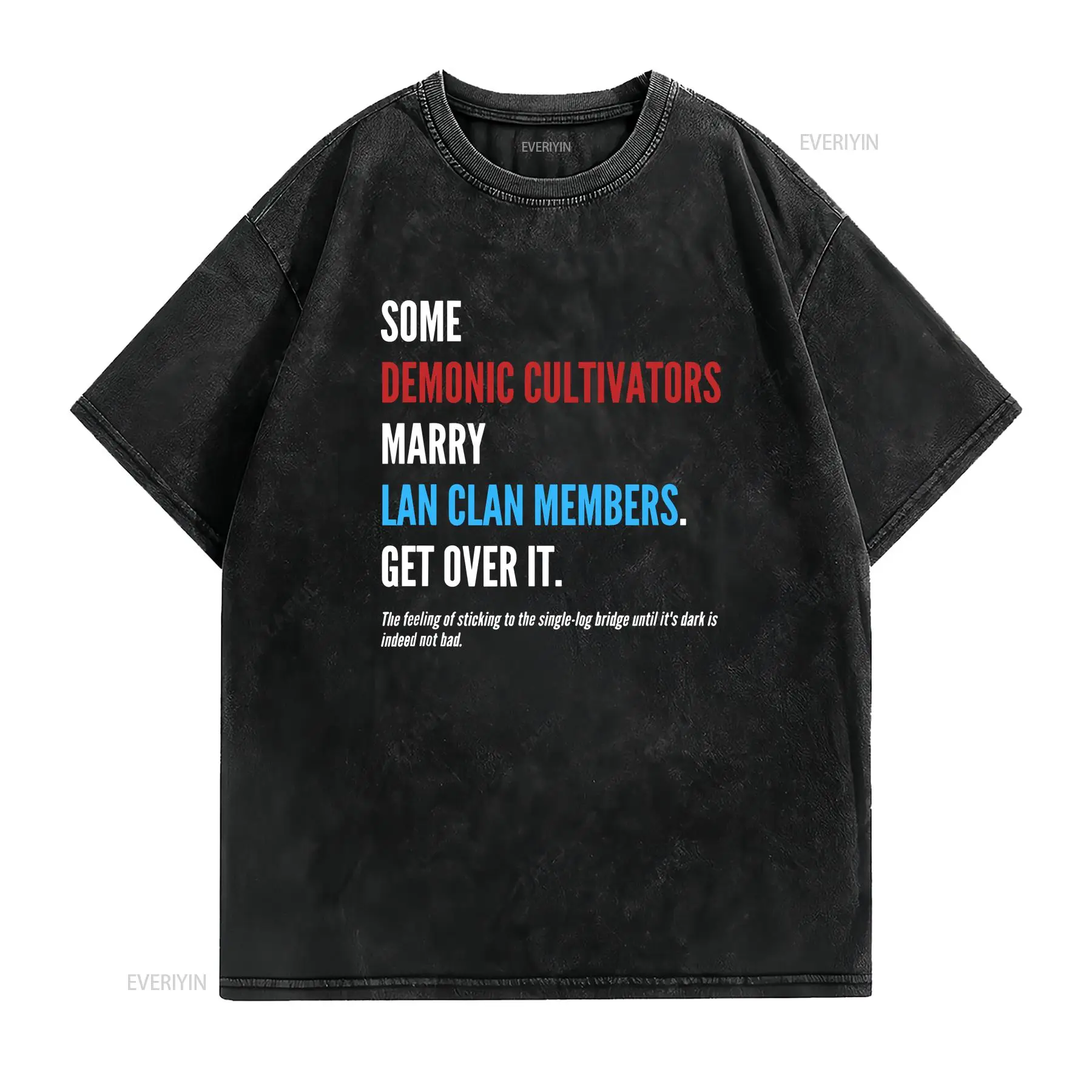 ワンシャンの言葉を引用した「魔道祖師」のTシャツ。ヴィンテー - Vintage Fashion Quotes のレビューと価格