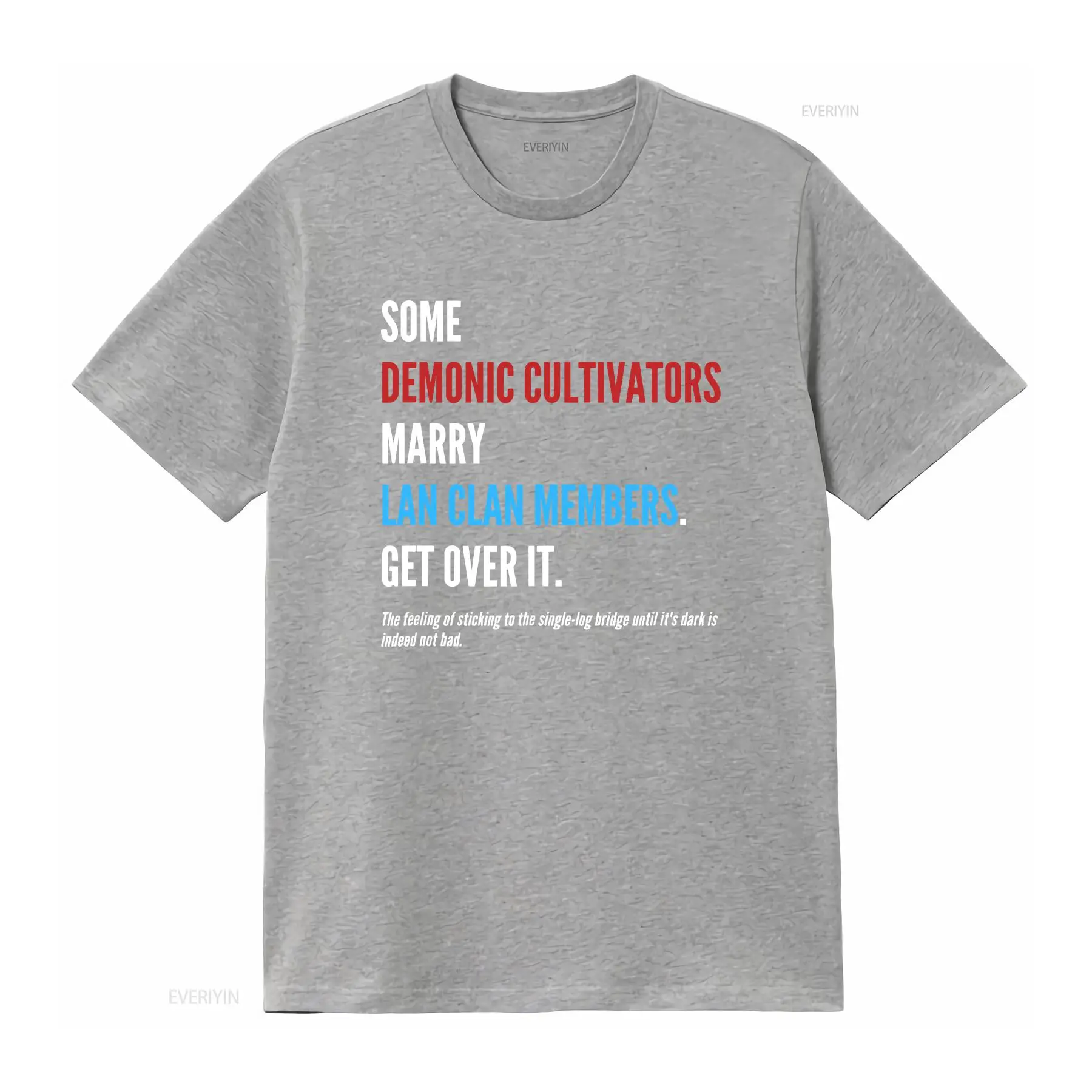 ワンシャンの言葉を引用した「魔道祖師」のTシャツ。ヴィンテー - Vintage Fashion Quotes のレビューと価格